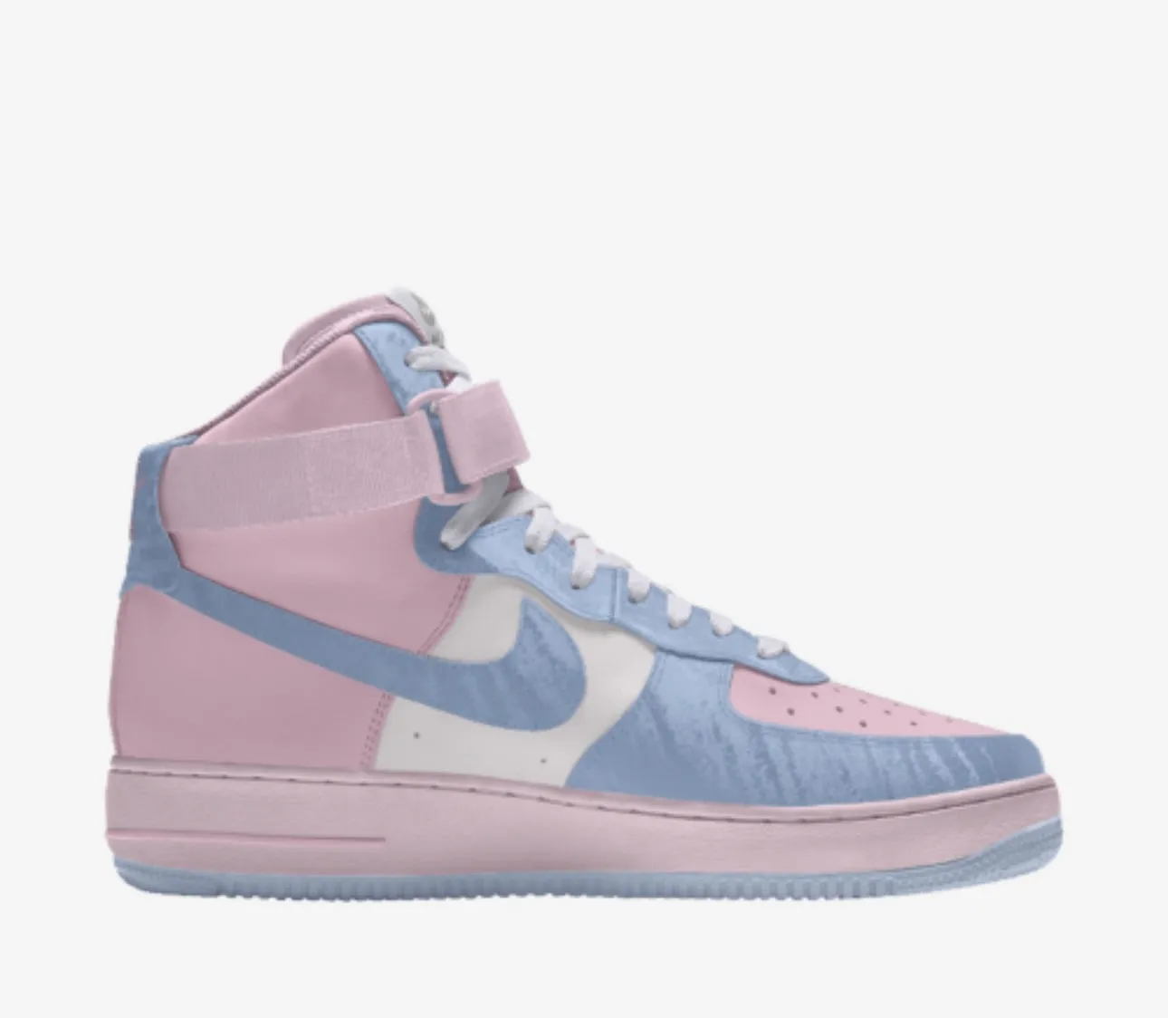 Love Wins Gender Reveal Themed Nike Custom Colored Sneakers