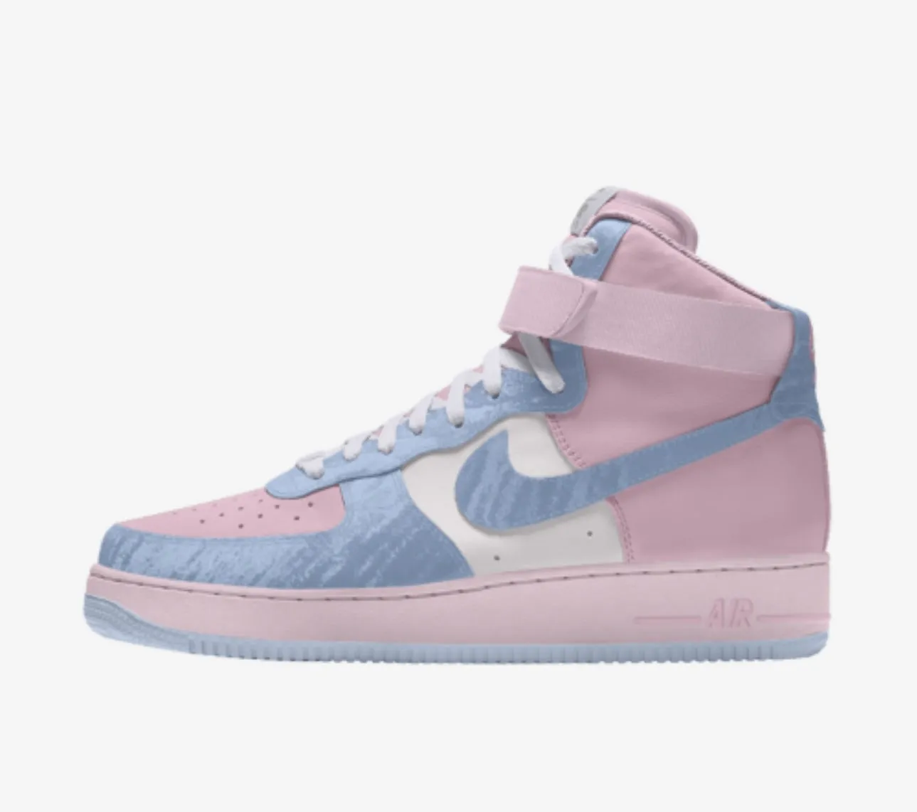 Love Wins Gender Reveal Themed Nike Custom Colored Sneakers