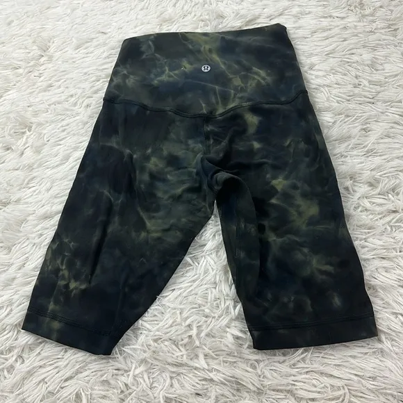 Lululemon Align Super High Rise Short Diamond Dye *10&quot; Diamond Dye Graphite Grey