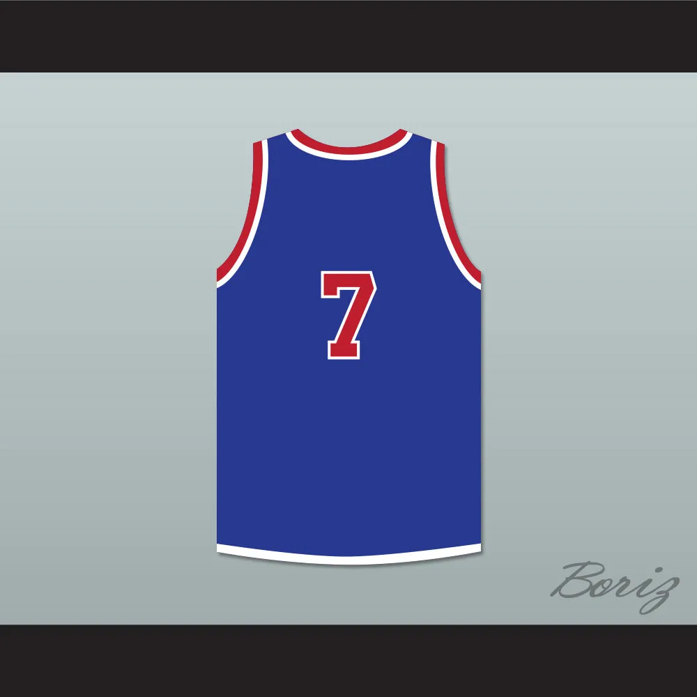 Lusia Harris 7 USA Blue Basketball Jersey 1