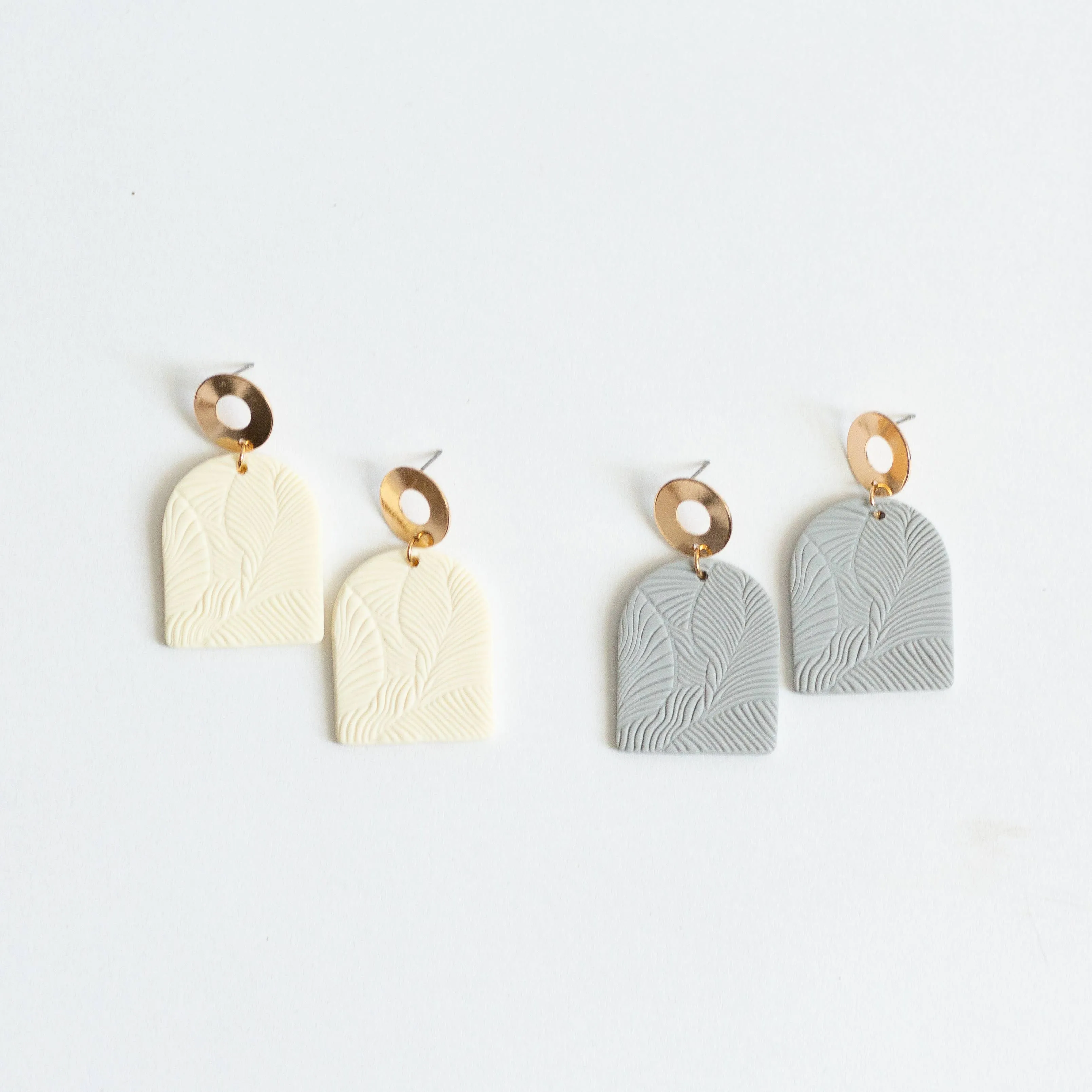 Madison Earring - Cream