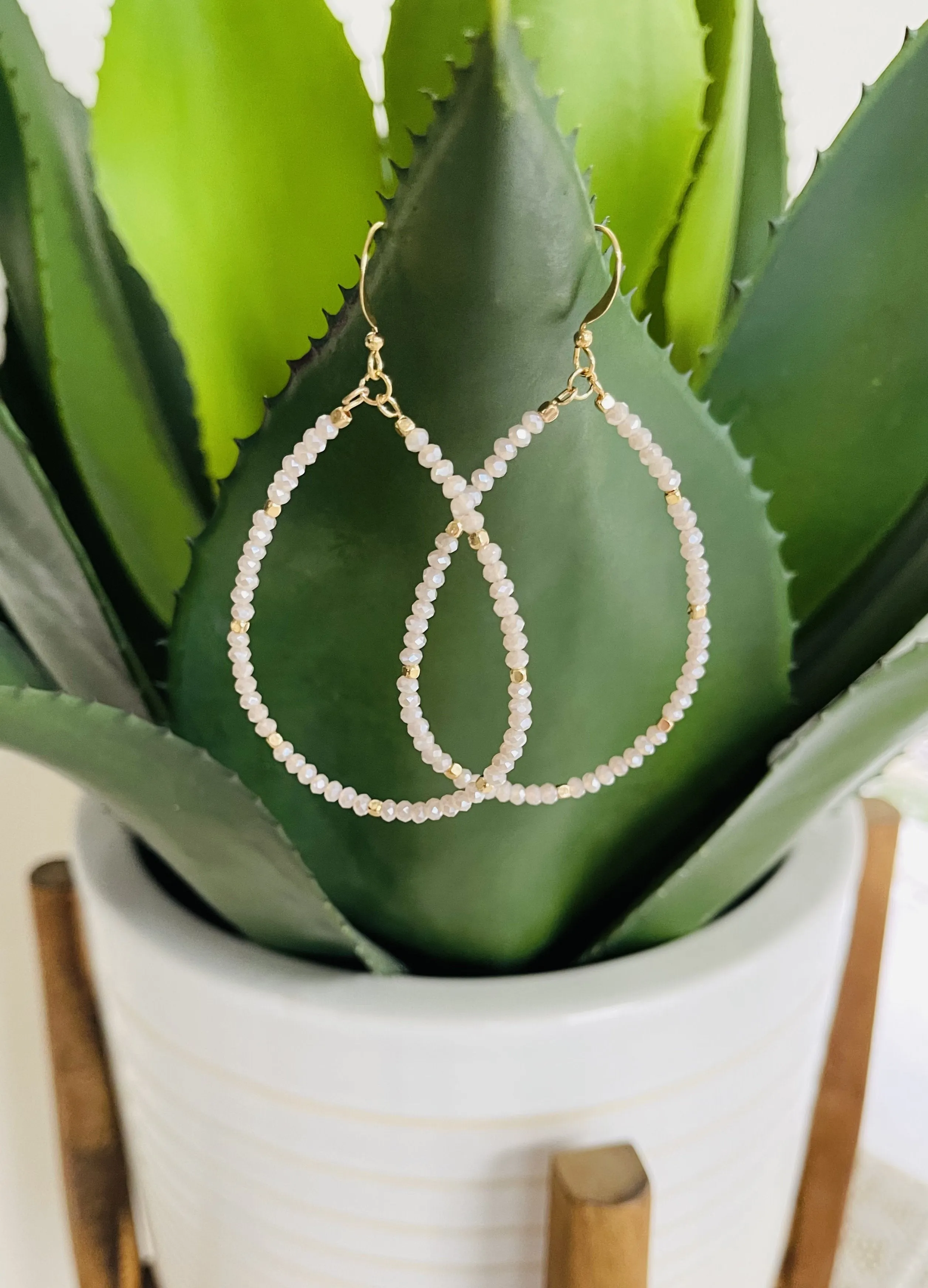 Magic Touch Earrings In Soft Opal