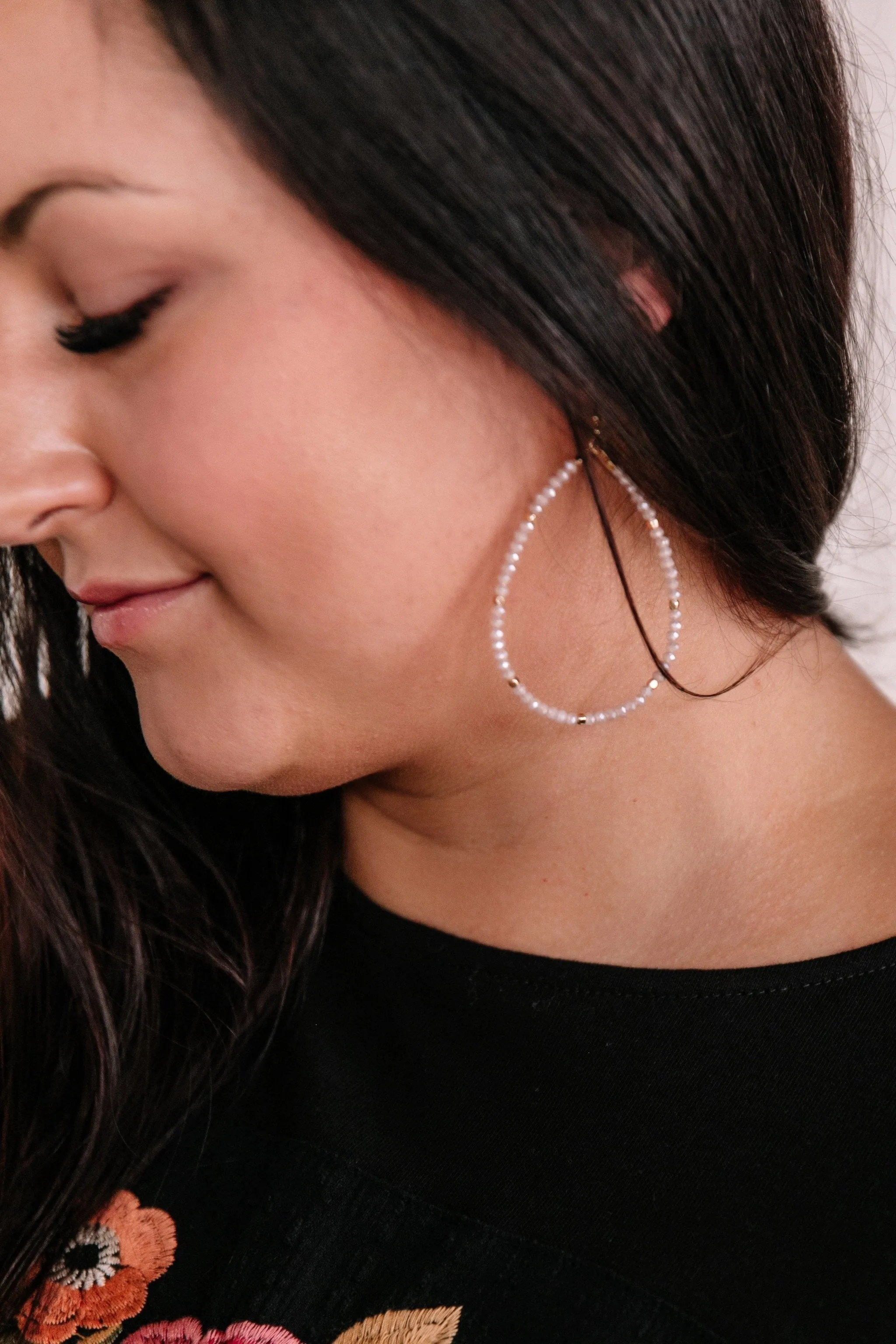 Magic Touch Earrings In Soft Opal