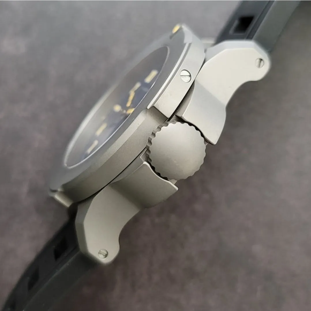Maranez Bangla 47 titanium automatic watch  blue California