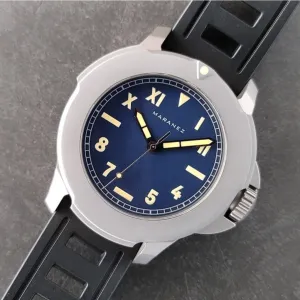 Maranez Bangla 47 titanium automatic watch  blue California