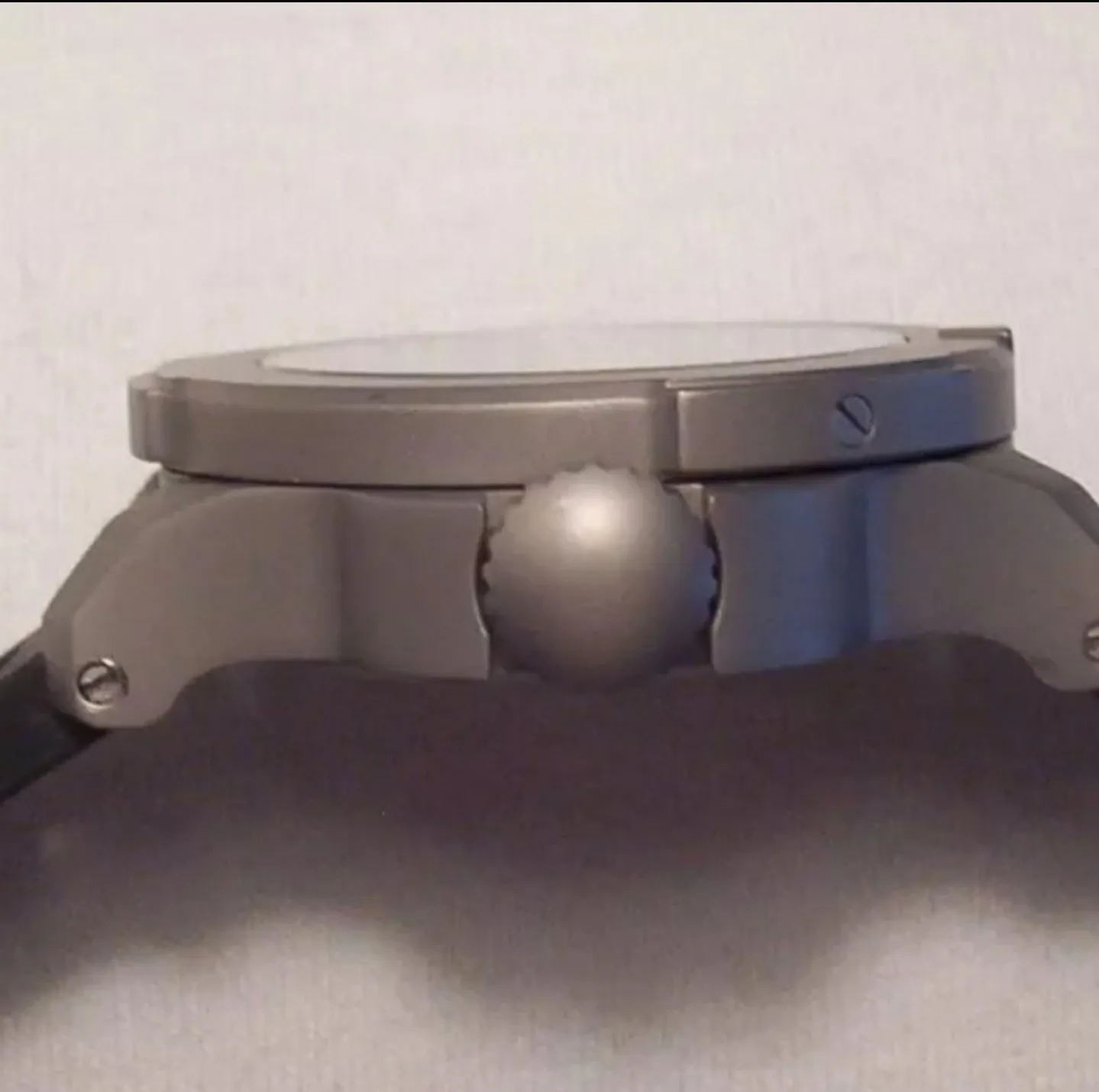 Maranez Bangla 47 titanium automatic watch Blue Sunray dial