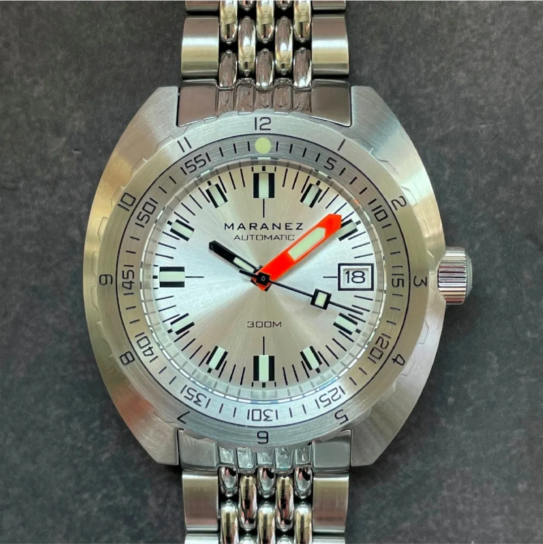 Maranez Samui Steel Automatic Watch Silver