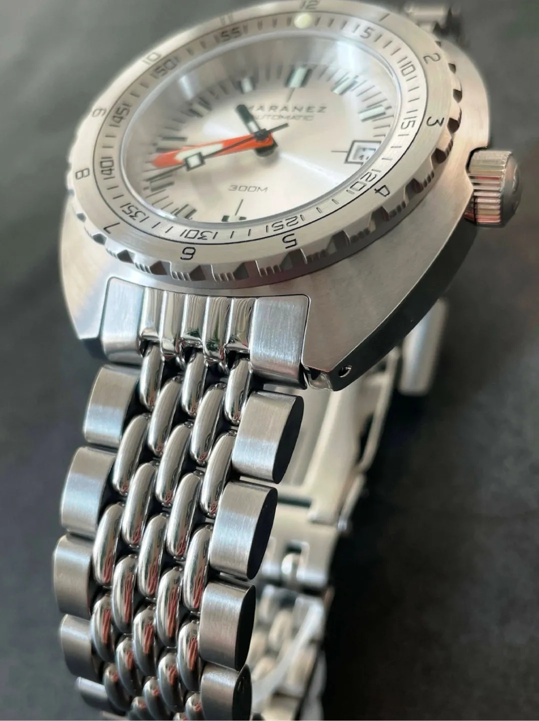 Maranez Samui Steel Automatic Watch Silver