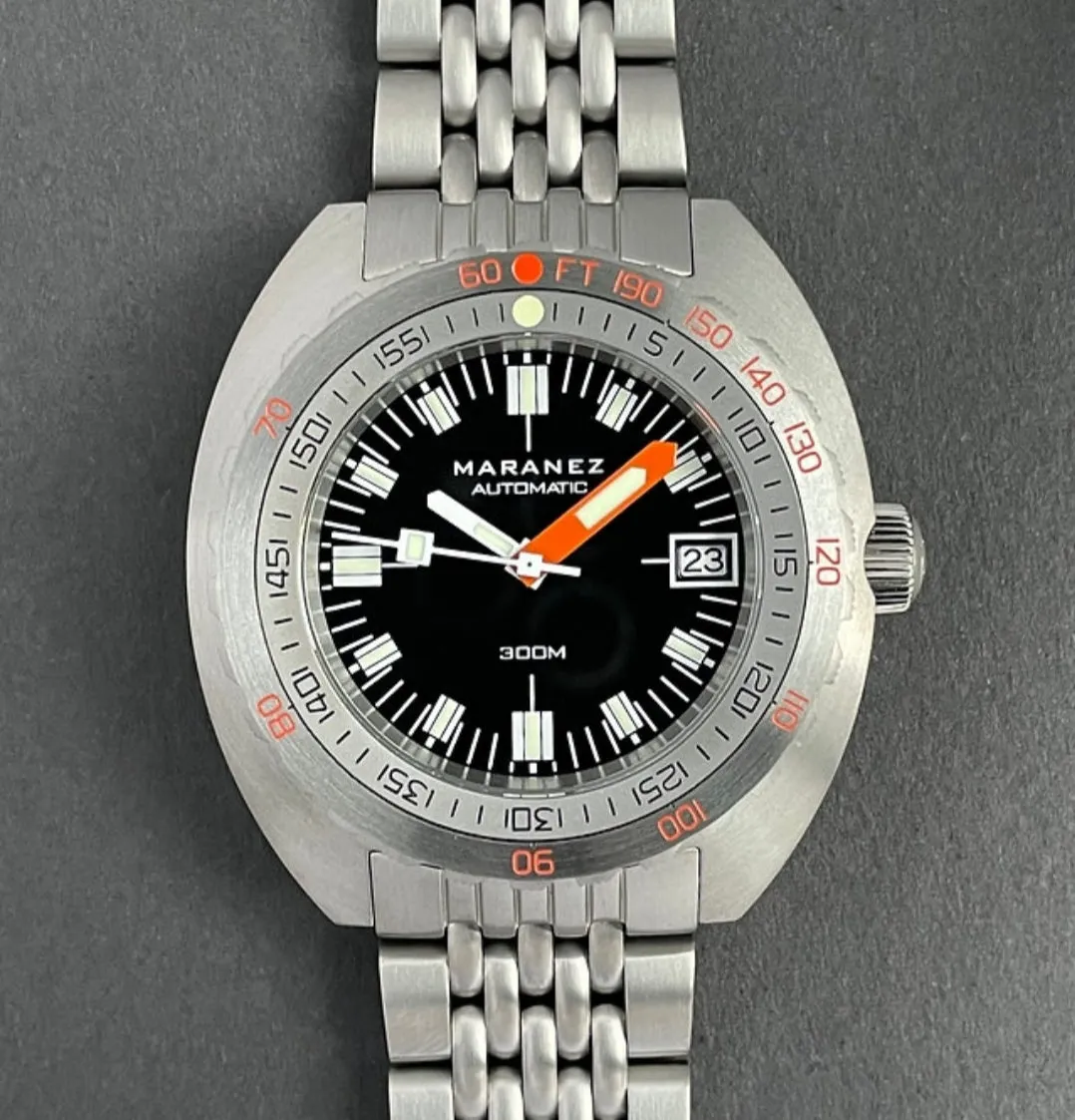 Maranez Samui Titanium Black Orange Hand