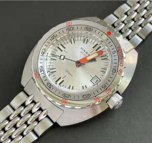 Maranez Samui Vintage Steel Automatic Watch Vintage Silver