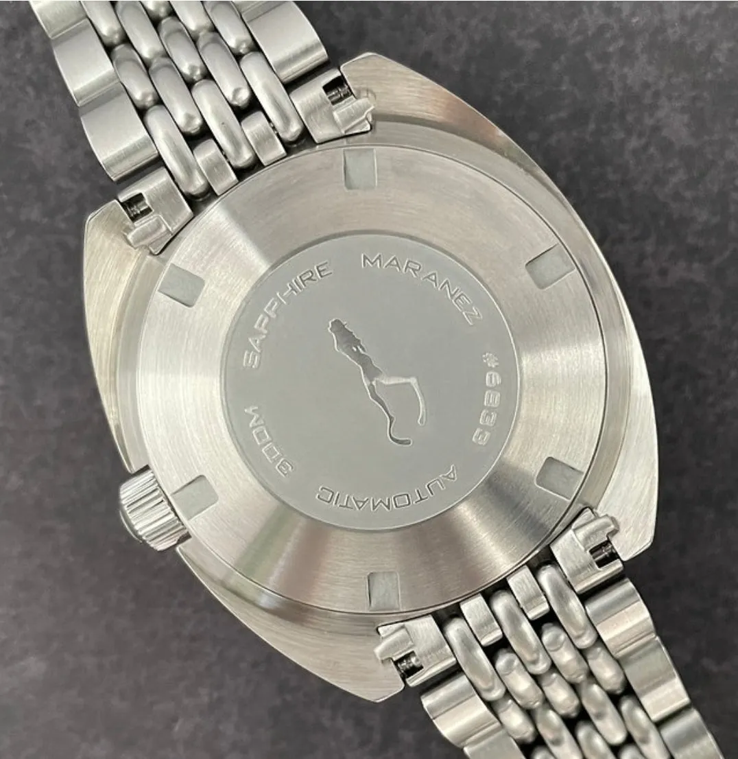 Maranez Samui Vintage Titanium Automatic Watch Vintage Black