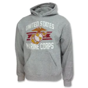 Marines Vintage Basic Hood (Grey)