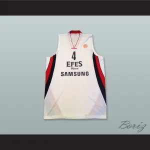 Mario Kasun 4 Anadolu Efes SK Istanbul Turkey Basketball Jersey