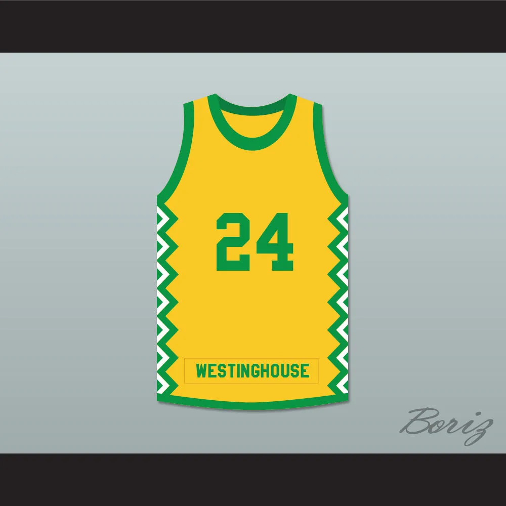 Mark Aguirre 24 George Westinghouse College Prep Warriors Basketball Jersey 1