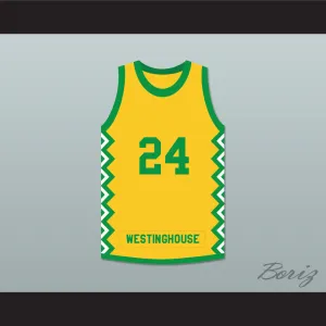 Mark Aguirre 24 George Westinghouse College Prep Warriors Basketball Jersey 1