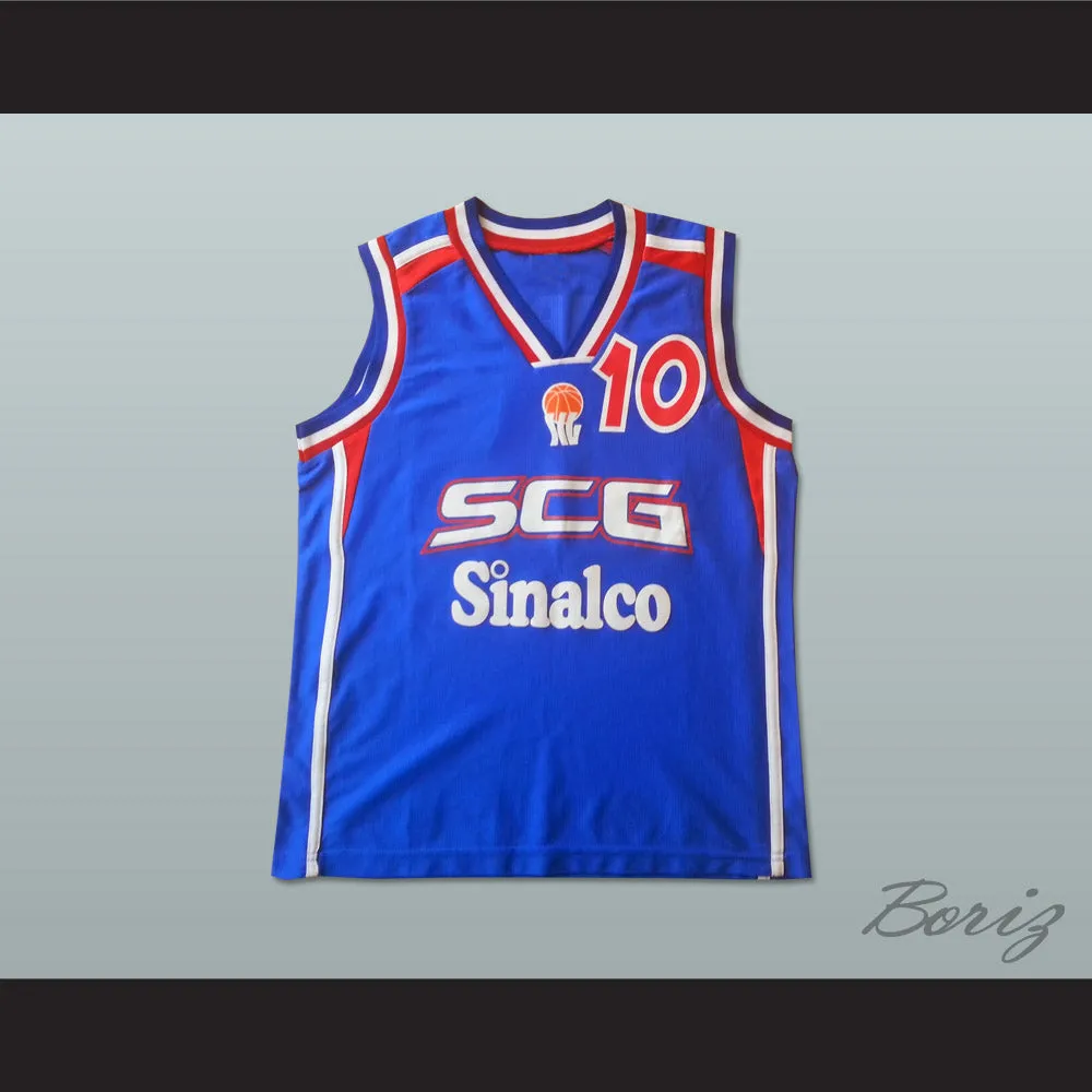 Marko Jaric 10 Serbia and Montenegro Basketball Jersey