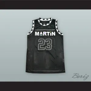 Martin Payne 23 Black Basketball Jersey