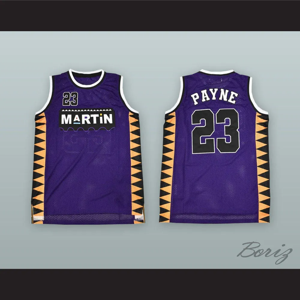 Martin Payne 23 Purple Basketball Jersey