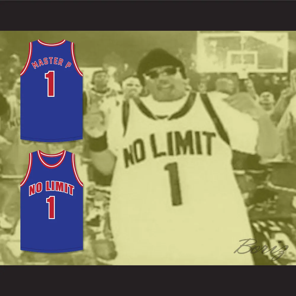 Master P 1 No Limit Blue Basketball Jersey