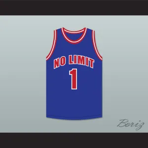 Master P 1 No Limit Blue Basketball Jersey