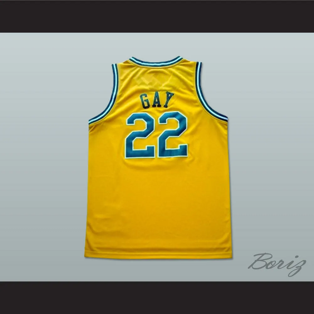 Memphis Tams Old School Yellow Basketball Jersey