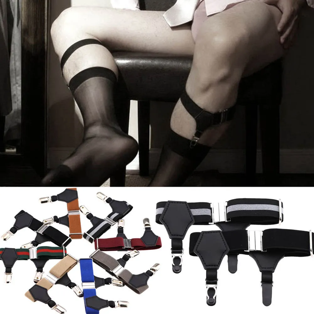Men Women Fashion Cool Garter Suspenders coffee