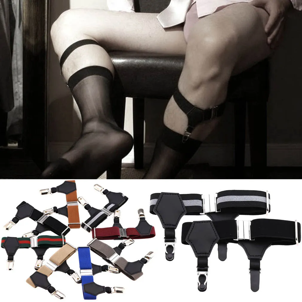 Men Women Fashion Cool Garter Suspenders coffee