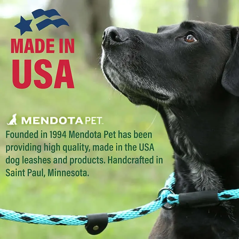 Mendota Rope Slip Lead Black Confetti