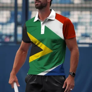 Men's British French Business Sports Polo Shirt