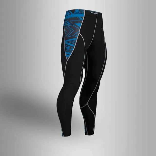 Men's Compression Run jogging Suits Clothes Sports Set 4xl Long t shirt And Pants Gym Fitness workout Tights clothing