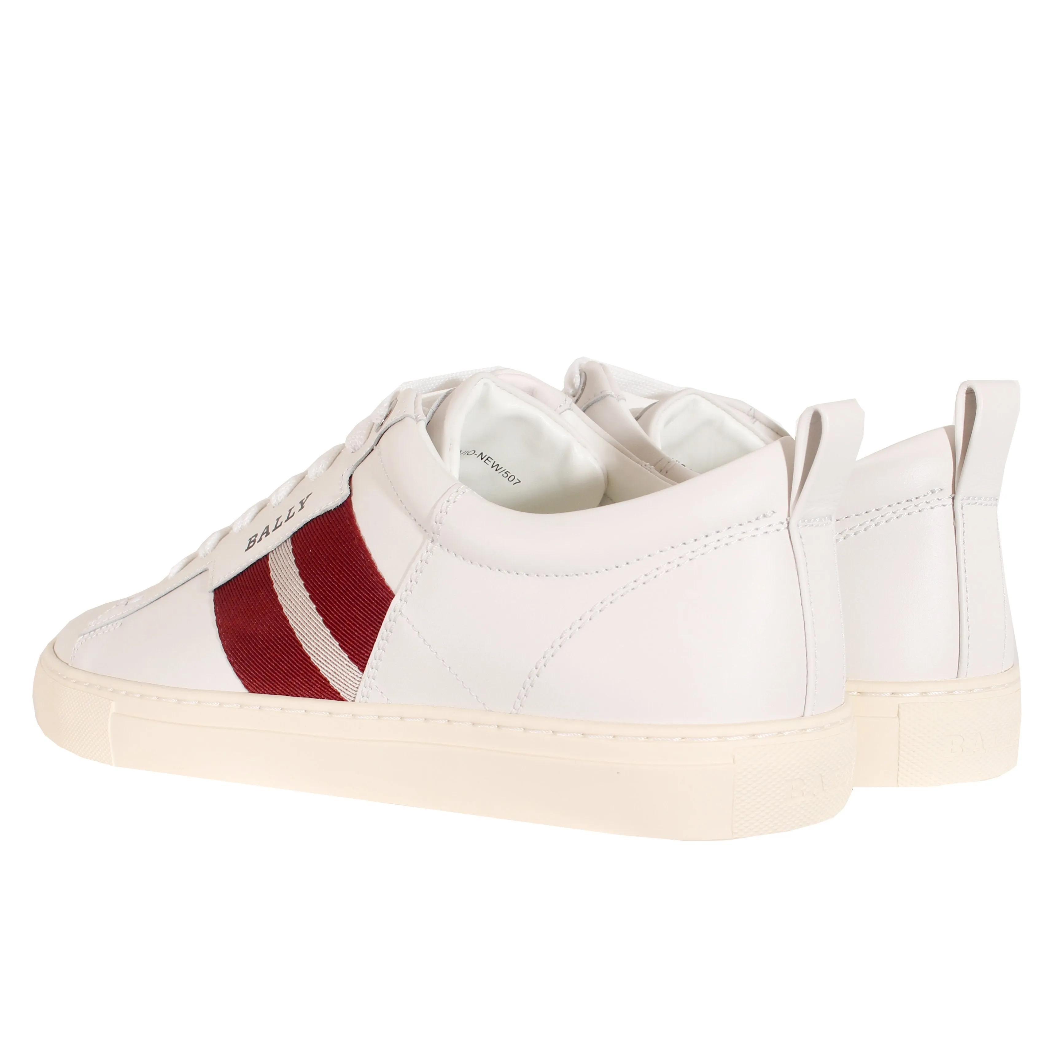 Men's Helvio Leather Sneakers in White