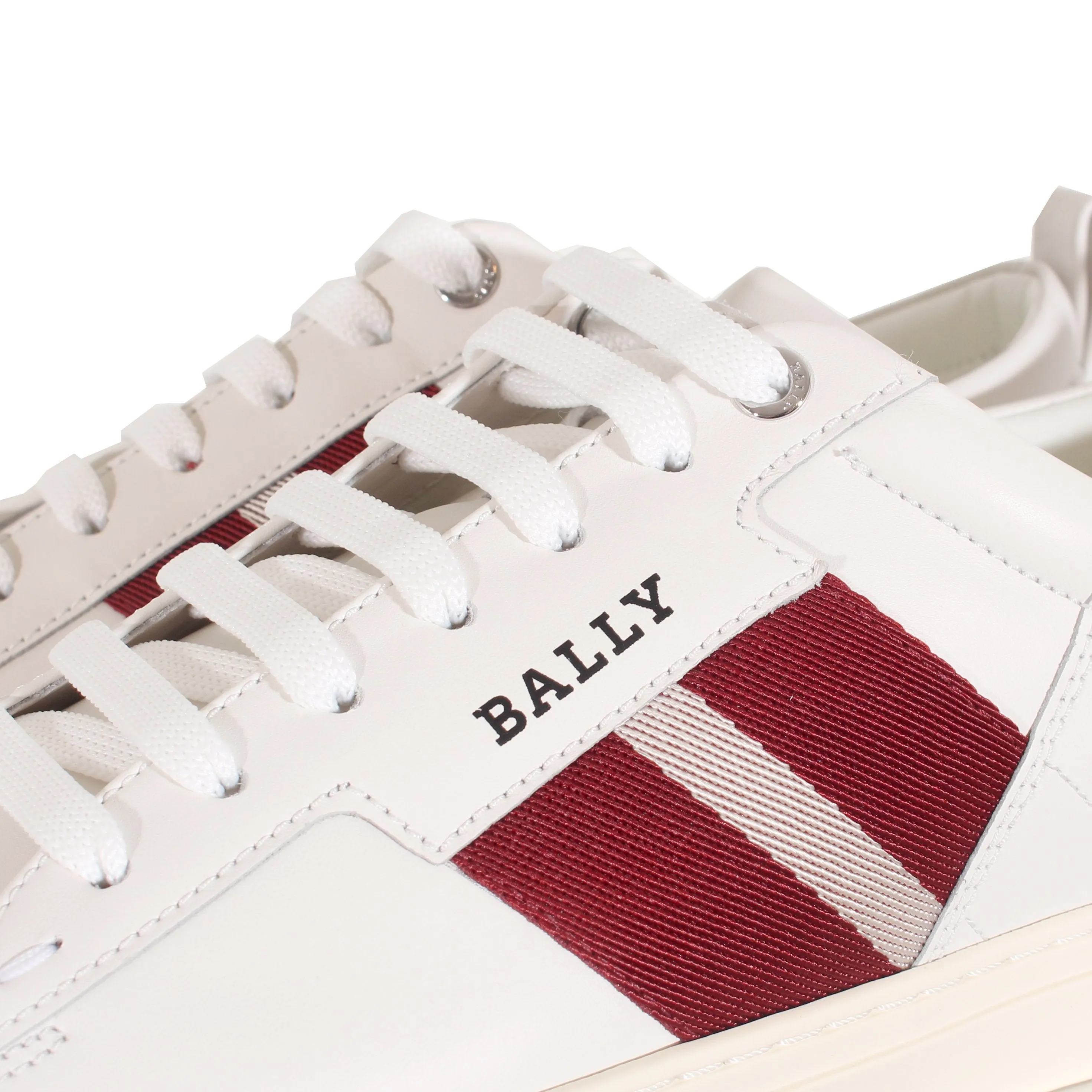 Men's Helvio Leather Sneakers in White