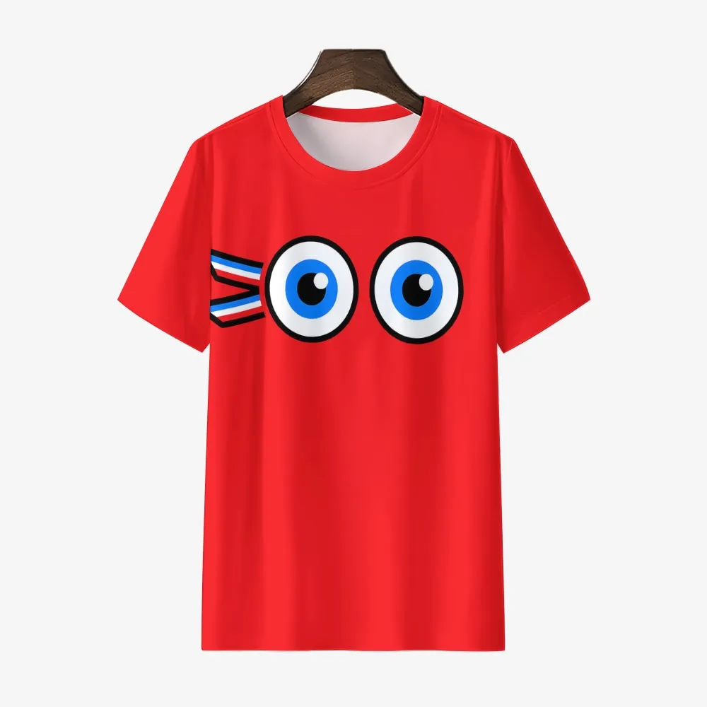 Men's Round Neck Olympic Casual T-Shirt 2404000532