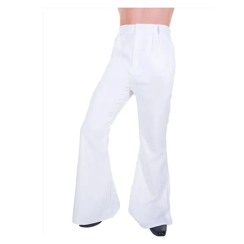 Mens White Flares