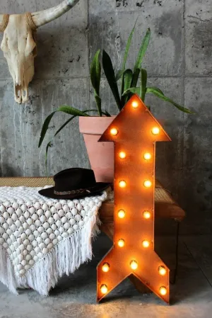 METAL ARROWS WITH LIGHTS