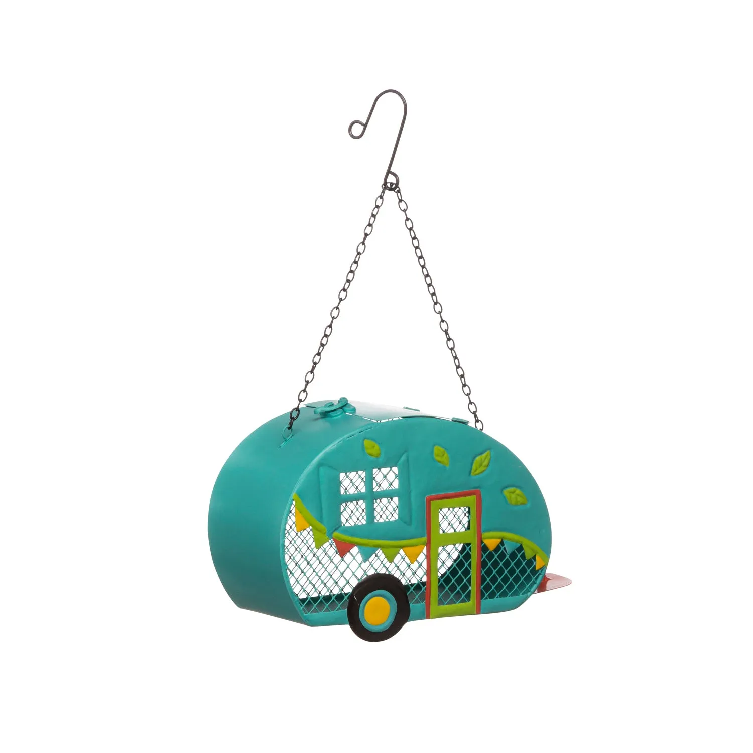 Metal Camper Birdfeeder,59n97