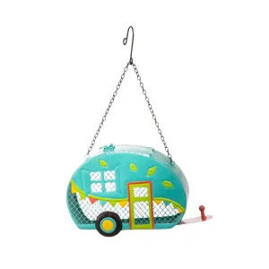 Metal Camper Birdfeeder,59n97
