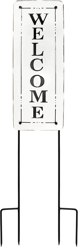 Metal Outdoor Welcome Sign (Case of 12)