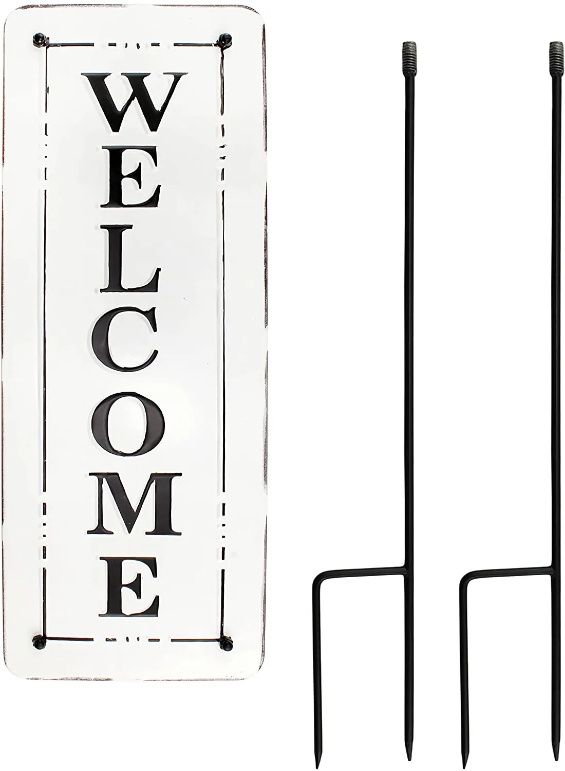 Metal Outdoor Welcome Sign (Case of 12)