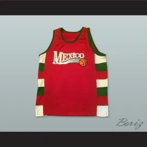 Mexico 22 Red Basketball Jersey