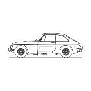 MG MGB Silhouette Sticker