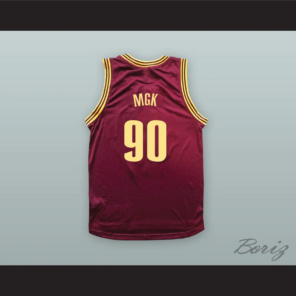MGK 90 Maroon Basketball Jersey