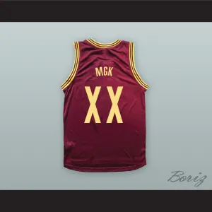 MGK XX Maroon Basketball Jersey