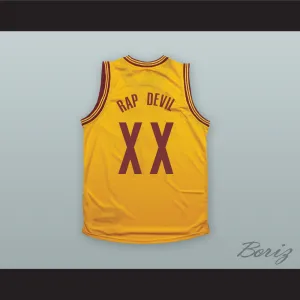 MGK XX RAP DEVIL Yellow Basketball Jersey