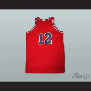 Michael Jordan 12 Valentine's Day Incident Basketball Jersey