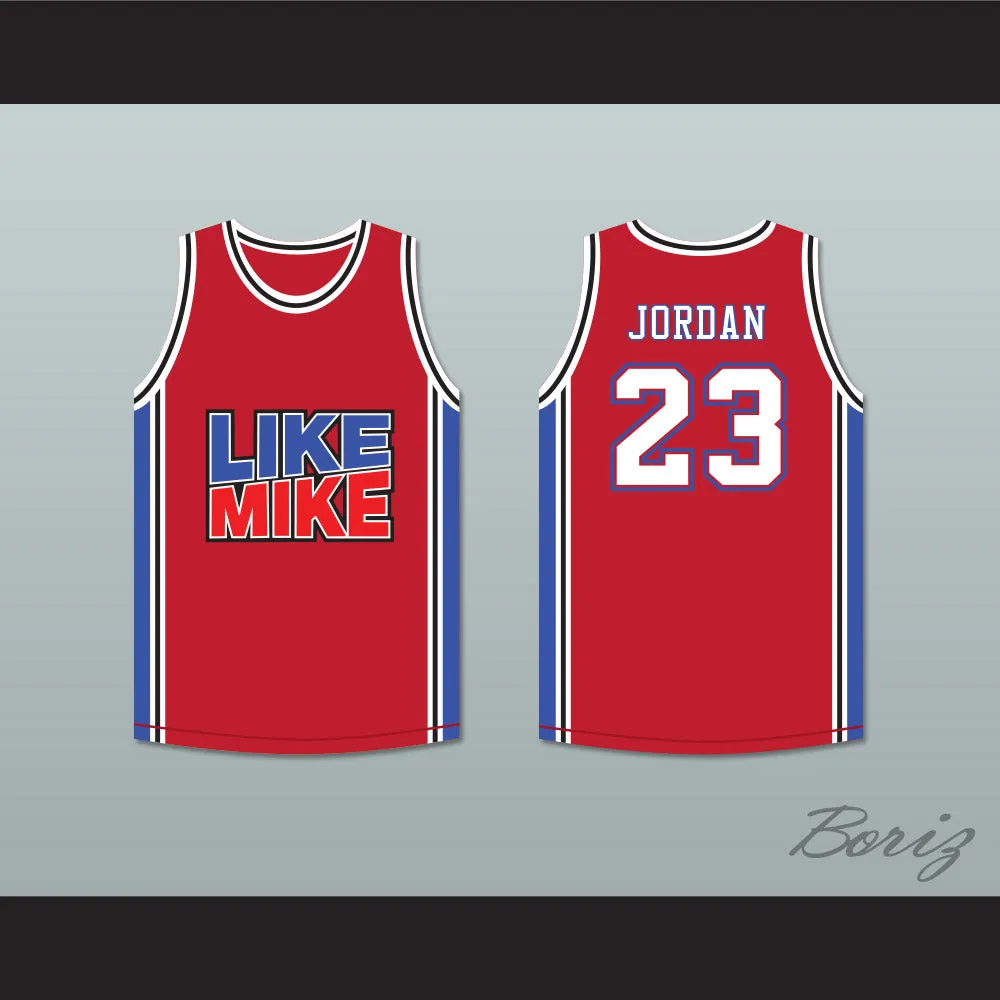 Michael Jordan 23 Like Mike Red Basketball Jersey 1