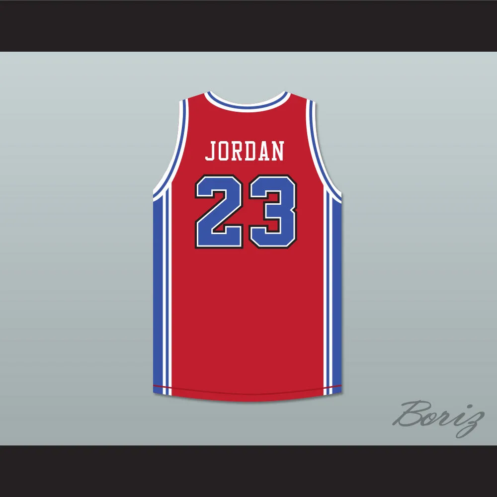 Michael Jordan 23 Like Mike Red Basketball Jersey 2