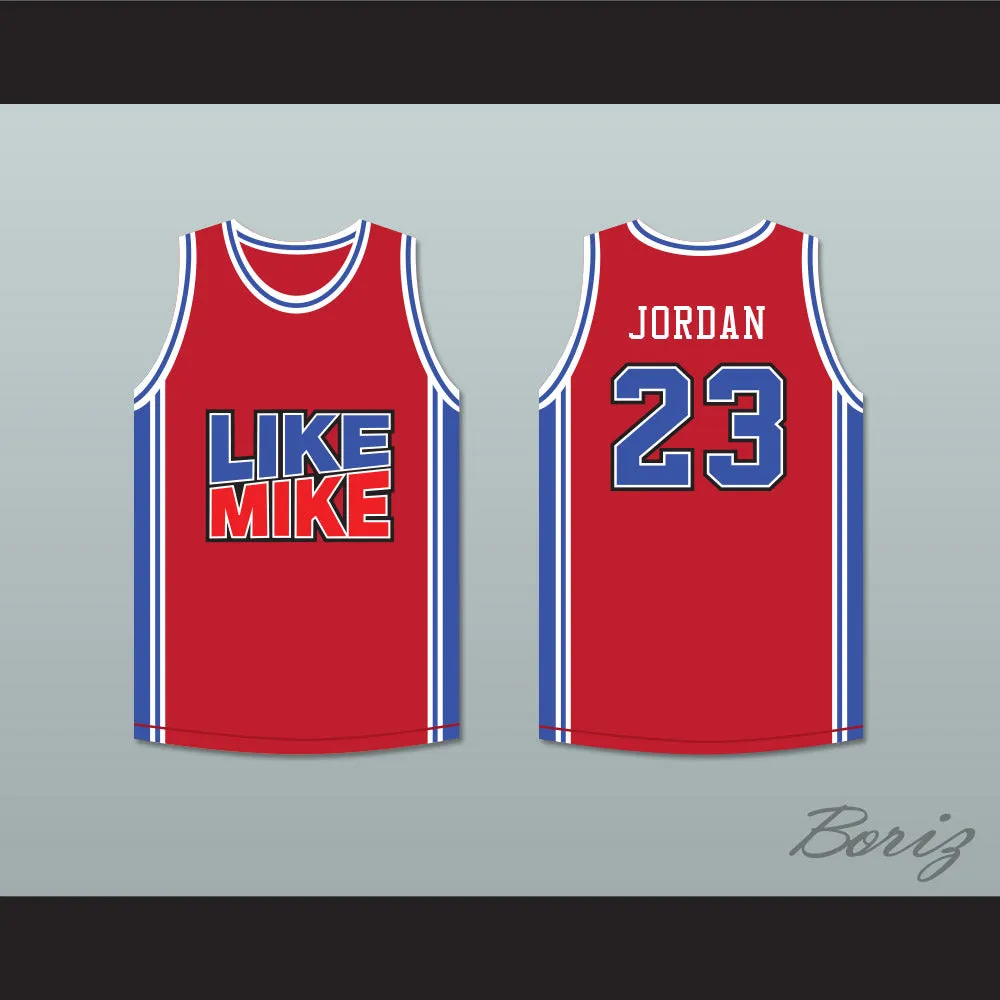 Michael Jordan 23 Like Mike Red Basketball Jersey 2
