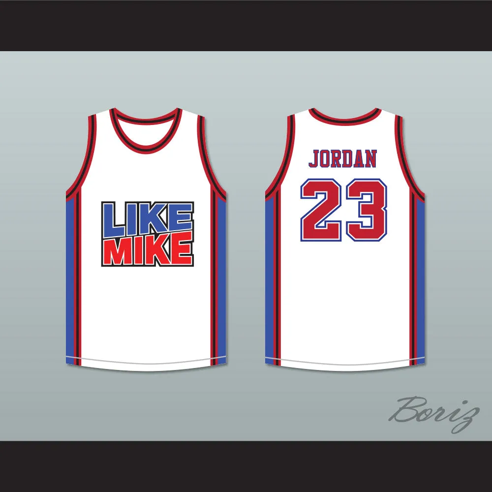 Michael Jordan 23 Like Mike White Basketball Jersey