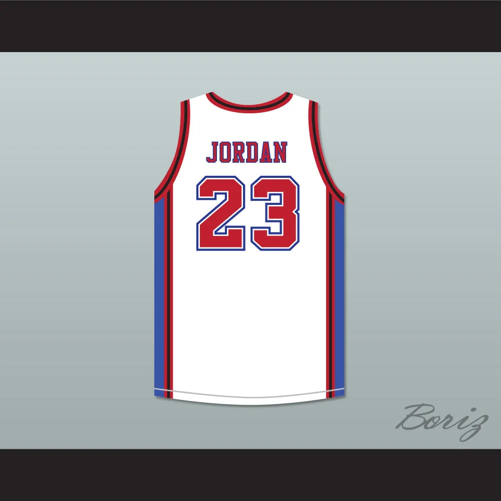 Michael Jordan 23 Like Mike White Basketball Jersey